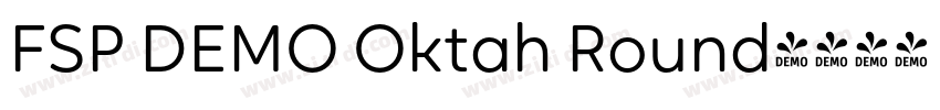FSP DEMO Oktah Round字体转换